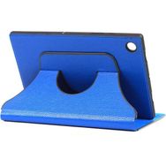 Zore Galaxy Tab A8 10.5 SM-X200 2021 Fest Dönebilen Standlı - Mavi Kılıf