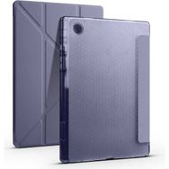 Zore Galaxy Tab A8 10.5 SM-X200 2021 Kalem Bölmeli Standlı - Mor Kılıf
