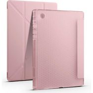 Zore Galaxy Tab A8 10.5 SM-X200 2021 Kalem Bölmeli Standlı - Rose Gold Kılıf