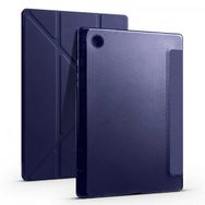 Zore Galaxy Tab A8 10.5 SM-X200 2021 Tri Folding Kalem Bölmeli Standlı Kılıf