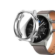 Zore Huawei Watch GT 3 Pro 46 mm Gard 02 Gümüş Koruyucu Silikon