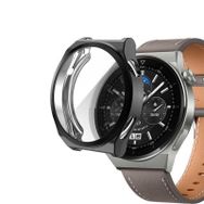 Zore Huawei Watch GT 3 Pro 46 mm Gard 02 Siyah Koruyucu Silikon