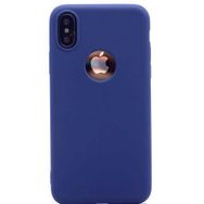 Zore iPhone XS Max 6.5 Thin Premium Kapak Mürdüm Silikon Kılıf