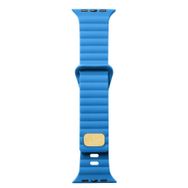 Zore KRD-73 Apple Watch 44 mm Uyumlu Mavi Silikon Kordon