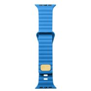 Zore KRD-73 Apple Watch 7 41 mm Uyumlu Mavi Silikon Kordon