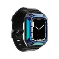 Zore KRD-88 Apple Watch 40 mm Sert PC Kasa Koruyuculu Kırmızı Silikon Kordon