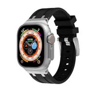 Zore KRD-89 Apple Watch 42 mm Uyumlu Siyah Silikon Kordon