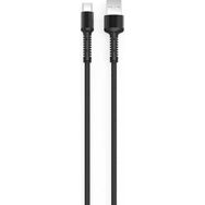 Zore LS65 2.4 A 3 mt Hasır Siyah Type-C USB Şarj Data Kablosu