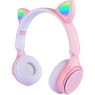Zore M6 Pro Cat Pembe Bluetooth Kulaklık