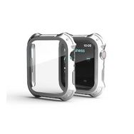 Zore More TR Apple Watch 7 45 mm Tank Zırh Kasa ve Ekran Koruyucu Watch Gard 10 Akıllı Saat Ekran Koruyucu Kılıf