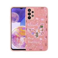 Zore More TR Galaxy A23 Desenli Sert Silikon Mumila Kapak Kılıf