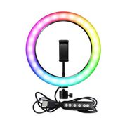 Zore RGB MJ-33 Işıklı Ring Light Telefon Tutucu