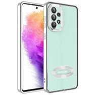 Zore Samsung Galaxy A32 4G Kamera Korumalı Logo Gösteren Omega Kapak Kılıf