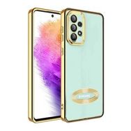 Zore Samsung Galaxy A73 Kamera Korumalı Logo Gösteren Omega Kapak Kılıf