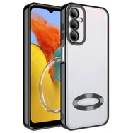 Zore Samsung Galaxy M14 Kamera Korumalı Logo Gösteren Omega Kapak Sierra Mavi Cep Telefonu Kılıfı