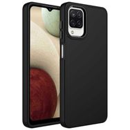 Zore Samsung Galaxy M22 Metal Çerçeve ve Buton Tasarımlı Silikon Luna Kapak Kılıf