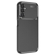 Zore Samsung Galaxy M34 5G Karbon Görünümlü Negro Silikon Kapak Cep Telefonu Kılıfı