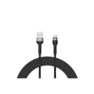 Zore Shira Serisi 3 mt Siyah Micro USB Kablo