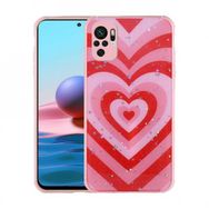 Zore Xiaomi Poco M5S Simli Desenli Kamera Korumalı Parlak Popy Kapak Kılıf