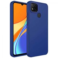 Zore Xiaomi Redmi 10a Metal Çerçeve ve Buton Tasarımlı Silikon Luna Kapak Kılıf