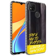 Zore Xiaomi Redmi 9C Airbag Kenarlı Renkli Desenli Silikon Elegans Kapak Kılıf