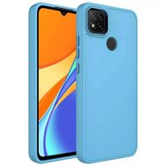 Zore Xiaomi Redmi 9C Metal Çerçeve ve Buton Tasarımlı Silikon Luna Kapak Kılıf