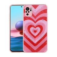Zore Xiaomi Redmi Note 10 Simli Desenli Kamera Korumalı Parlak Popy Kapak Kılıf