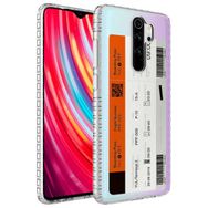 Zore Xiaomi Redmi Note 8 Pro Airbag Kenarlı Renkli Desenli Silikon Elegans Kapak Kılıf