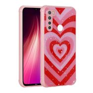 Zore Xiaomi Redmi Note 8 Simli Desenli Kamera Korumalı Parlak Popy Kapak Kılıf