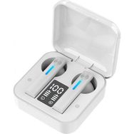 ZSZH T13 Beyaz Tws Dijital Ekran Bluetooth Kulaklık
