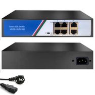 Ztech ZR-1006 4 Port + 2 Uplink 10-100 MBPS POE Switch