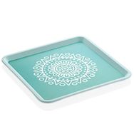 Zucci Alaçatı Turkuaz 32.5X32.5 cm Tepsi