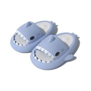 Zureto Dragon Shark Slides Gri Mavi Kadın Sandalet