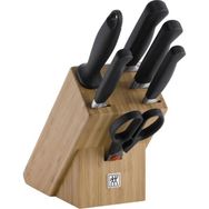 Zwilling Pure Blok 7 Parça Siyah Bıçak Seti