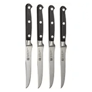 Zwilling Twın Gourmet Siyah Paslanmaz Çelik Biftek Bıçak Seti