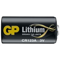 GP CR123A: Pile au lithium, CR123A, lot de 1 chez reichelt elektronik