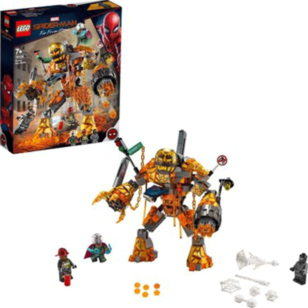 Molten man shop attack lego