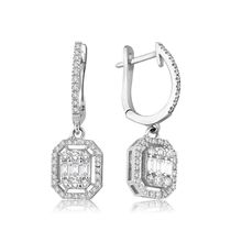 0.51 ct Pırlantalı Elmas Küpe