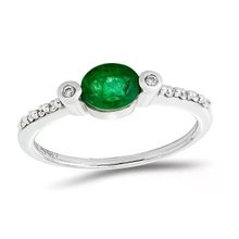 0,63 ct Pırlanta Zümrüt Yüzük