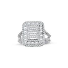 1.50 ct Baget Pırlanta Modern Tasarım Yüzük