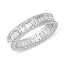 1.59 ct Modern Tasarım Tamtur Baget Pırlanta Yüzük