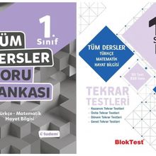 1. Sınıf Tüm Dersler Soru Bankası + Tekrar Testleri - Tudem Yayınları