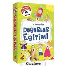 1. Sınıflar İçin Değerler Eğitimi Seti 15 Kitap Erdem Yayınları