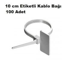 10 cm Etiketli Kablo Bağı