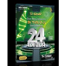 10. Sınıf Biyoloji 24 Adımda Özel Konu Anlatımlı Soru Bankası / Komisyon / Sınav Dergisi Yayınları