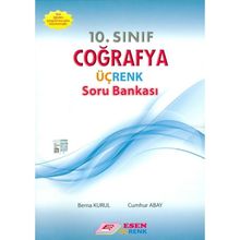 10. Sınıf Coğrafya Üç Renk Soru Bankası Esen Yayınları