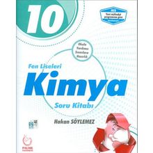 10.Sınıf Fen Liseleri Kimya Soru Bankası Kitabı - Palme Yayınevi