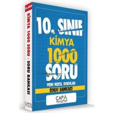 10. Sınıf Kimya Soru Bankası-Çapa Yayınları