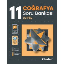 11. Sınıf Coğrafya Soru Bankası Tudem Eğitim