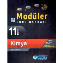11. Sınıf Kimya Modüler Soru Bankası Eğitim Vadisi Yayınları
